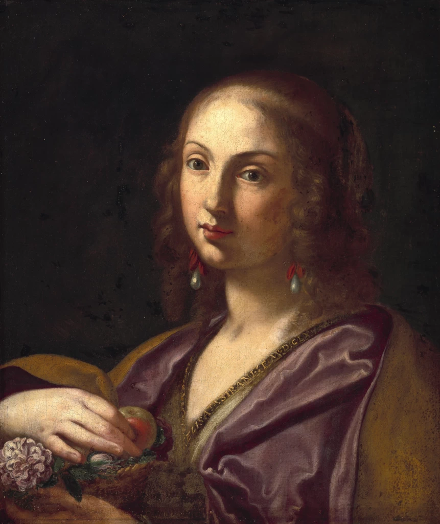 Ritratto della signora Ortensia Leoni Cordini come Santa Dorotea